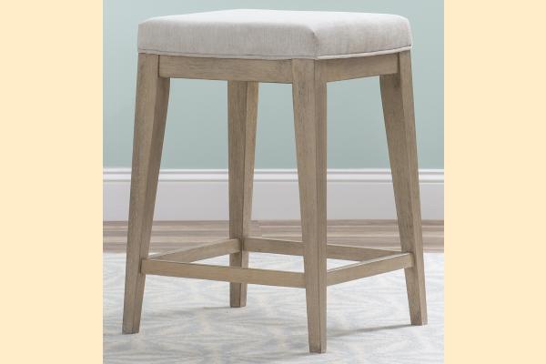 Legacy Edgewater - Soft Sand Upholstered Stool