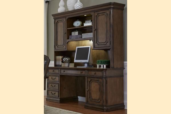 Liberty Amelia Jr Executive Credenza & Hutch Set