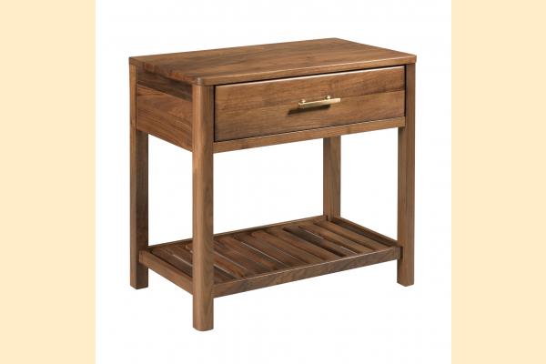 Kincaid Monogram Walnut Highland Open Nightstand