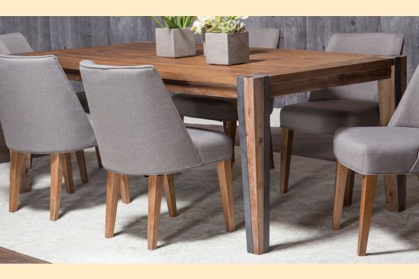 Aico Brooklyn Walk Leg Dining Table w/ Optional Leaf