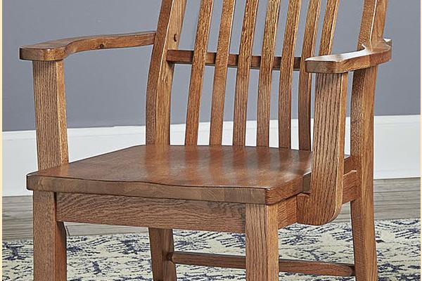 A-America Laurelhurst Dining Slatback Arm Chair